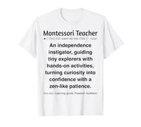 Professeur Montessori drôle T-Shirt