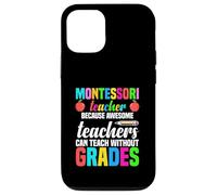 Professeur Montessori Parce Que des professeurs géniaux Peuvent enseigner Coque pour iPhone 12/12 Pro