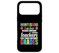Professeur Montessori Parce Que des professeurs géniaux Peuvent enseigner Coque pour iPhone 17 Pro Max
