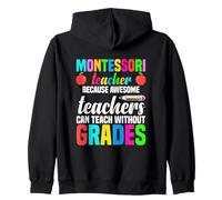 Professeur Montessori Parce Que des professeurs géniaux Peuvent enseigner Sweat à Capuche