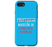 Professeur Non mais Rock Star de L'Education Nationale Drôle Coque pour iPhone SE (2020) / 7/8