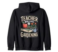 Professeur Qui Aime jardiner Les Plantes de Classe Sweat à Capuche