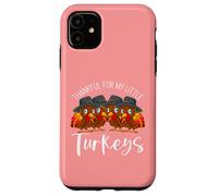 Professeur Reconnaissant pour l'Action de grâce de Mes Petites dindes Coque pour iPhone 11