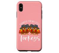 Professeur Reconnaissant pour l'Action de grâce de Mes Petites dindes Coque pour iPhone XS Max