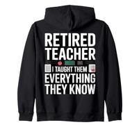 Professeur retraité drôle, Je Leur AI appris Tout ce qu'ils savent Sweat à Capuche