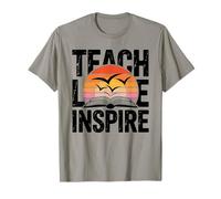 Professeur rétro Teach Love Inspire T-Shirt