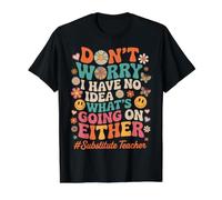 Professeur suppléant Funny T-Shirt Graphique avec Valeur, Homme, Noir, M