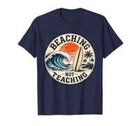 Professeur : Vacances d'été, Surf, Plage, Pas d'enseignement T-Shirt