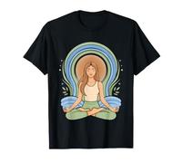 Professeur Yoga Zen Meditation Mindfulness Art T-Shirt