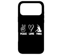 Professeure de Yoga Peace Love Yoga Proud Women Coque pour iPhone 17 Pro Max