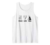Professeure de Yoga Peace Love Yoga Proud Women Débardeur