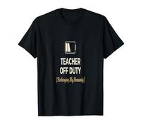 Professeure Hors Service Professeure Hors Service Recharge Mon humanité T-Shirt