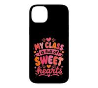 Professeure : My Class Full Sweet of Hearts Pre K Kindergarten Coque pour iPhone 14 Plus