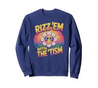 Professeure RIZZ EM with TISM Flower Autism Mom I Teach SPED Kid Sweatshirt