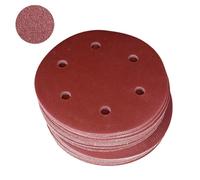 Profession 50 pièces disques de papier de verre de 9" pour ponceuses électriques tampons abrasifs pour projets de meubles en bois de plaques de plâtre disques abrasifs de ponçage pour le travail du