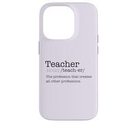 Profession de définition de Dictionnaire Enseignant Qui crée Un Meme Coque pour iPhone 14 Pro