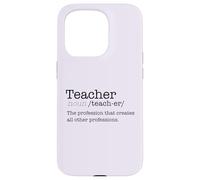 Profession de définition de Dictionnaire Enseignant Qui crée Un Meme Coque pour iPhone 15 Pro
