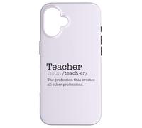 Profession de définition de Dictionnaire Enseignant Qui crée Un Meme Coque pour iPhone 16
