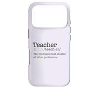 Profession de définition de Dictionnaire Enseignant Qui crée Un Meme Coque pour iPhone 17 Pro