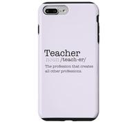 Profession de définition de Dictionnaire Enseignant Qui crée Un Meme Coque pour iPhone 7 Plus/8 Plus