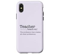 Profession de définition de Dictionnaire Enseignant Qui crée Un Meme Coque pour iPhone X/XS
