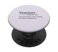 Profession de définition de Dictionnaire Enseignant Qui crée Un Meme PopSockets PopGrip Adhésif