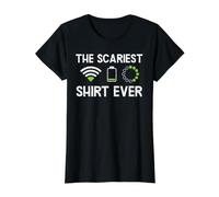 Profession de Travail Informatique spécialisée dans la Technologie de l'information T-Shirt Graphique avec Valeur, Femme, Noir, S