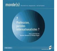 Profession juristes internationalistes ? - Pur - Presses Universitaires Rennes - broché - Essai