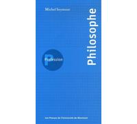 Profession philosophe - Michel Seymour - Presses Universite De Montreal - broché - Essai