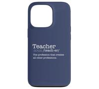 Profession Profession Dictionnaire pour Enseignant Coque pour iPhone 13 Pro