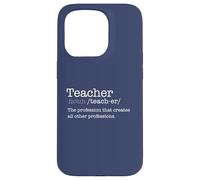 Profession Profession Dictionnaire pour Enseignant Coque pour iPhone 15 Pro