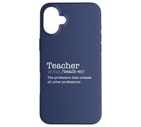 Profession Profession Dictionnaire pour Enseignant Coque pour iPhone 16 Plus