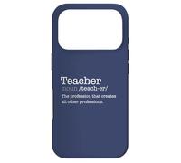 Profession Profession Dictionnaire pour Enseignant Coque pour iPhone 17 Pro
