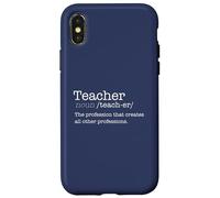 Profession Profession Dictionnaire pour Enseignant Coque pour iPhone X/XS