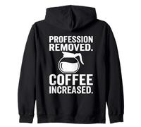 Profession supprimée Coffee Up Humour infirmière Sweat à Capuche