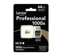 PROFESSIONAL 1000x MICRO SDXC 64 Go