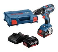 Bosch Professional Perceuse-visseuse à percussion GSB 18V-28, 2x GBA 18V 3.0Ah, GAL 18V-20, L-Case