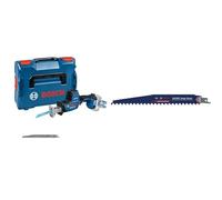 Professional 18V System scie sabre sans-fil GSA 18V-24 (avec S922EF, S2345X, kit crochet de suspension, L-BOXX, sans batterie ni chargeur) + 1x Lame de scie sabre Expert S 1142 KHM (Longueur 225 mm)