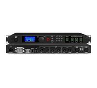Professional 2 Input 6 Output Audio Processor, Built-in Speaker Frequency Division Processor, With Lcd Screen And Level Indicator, Can Set Via A Pc, For Dj Studio, Recording Studio