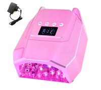 Professional 98W Manicure Dryer With Double Light Modes 4 Adjustable Timer Settings 30 Beads LCD Display Fast Curing LED Double Light Source Dryer