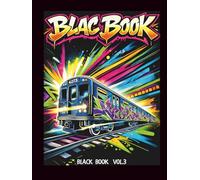 Professional A4 Graffiti Sketch Pad for Drawing, Planning Pieces, Practicing Tags: Black Book Vol.3 Sketchbook for Street Artists