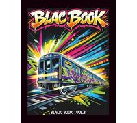 Professional A4 Graffiti Sketch Pad for Drawing, Planning Pieces, Practicing Tags: Black Book Vol.3 Sketchbook for Street Artists