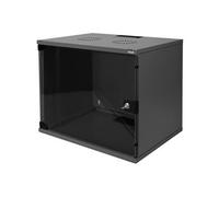 Professional - Armoire - SOHO, non monté - 540 x 400 mm (wxd) - montable sur mur - RAL 9005, noir - 9U - 19"