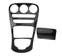 Professional Autopart Pour W205 Console centrale - 2Pcs console centrale tableau de bord panneau de revêtement en fibre de carbone Convient pour Classe C W205 / Classe Glc W253 15-18