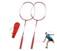 Professional Badminton Racket Set - 2 joueurs légers avec sac Shuttlecock, équipement de badminton durable | Outdoor Garden Sports Game Set, Family Fun Activity Kit for Beach Backyard Trainin