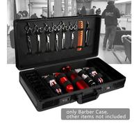 Professional Barber Stylist Case Code Lock Tondeuses à cheveux Ciseaux Peignes Boîte à outils