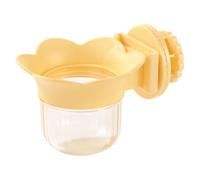 Professional Bird Feeder for Cage, Stainless Steel Coop Cup Feeding Dish with Secure Clamp, Durable Food Bowl Design for Small Pets Conure Cockatiel