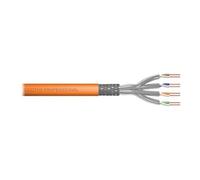 Professional - Câble d'installation - 500 m - 7.5 mm - S/FTP - simplex - CAT 7 - sans halogène, colonne montante, solide, campus - orange, RAL 2000
