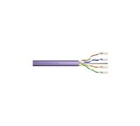 Professional - Câble en vrac - 305 m - paire torsadée écrantée (F/UTP) - CAT 6 - sans halogène, solide - RAL 4005, violet