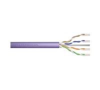 CAT 6 U-UTP installation cable, 250 MHz, AWG 23/1 Dca (LSZH-1), 305 m, paper box, simplex, purple